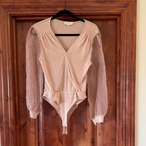 Peach Love California Cream Bodysuit